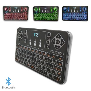 Q9 Bluetooth Wireless 3 Colors Backlit Touchpad Air Mouse Mini Keyboard for Android TV Box Phone