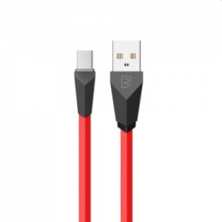 REMAX Alien 100CM 2.1A Micro USB Charger Date Cable for Android Cellphone Red