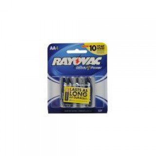 Rayovac Batteries Rv8154J Alkaline Aa Cell Batteries  4-Pack
