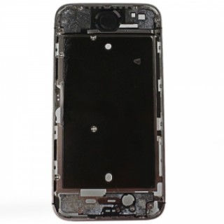 Replacement Part Aluminum Alloy Middle Housing Frame Plate Chassis Bezel for Apple iPhone 4S Black &
