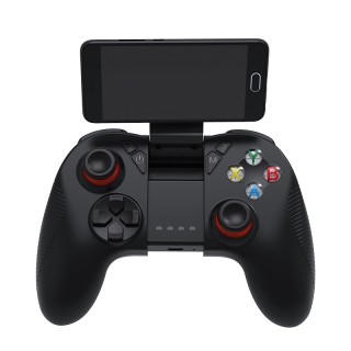 SHINECON G04 Wireless Bluetooth Gamepad Joystick Game Handle for Android iOS (With Phone Clamp)