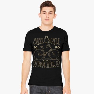 Safety Bicycle Retro Vintage T-Shirt Men's T-shirt