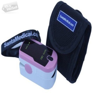 Santamedical SM-110P Finger Pulse Oximeter Sportstone Pink