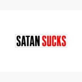Satan Sucks Sticker - 8