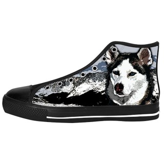 Siberian Husky Shoes & Sneakers - Custom Siberian Husky Canvas Shoes