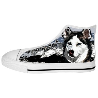 Siberian Husky Shoes & Sneakers - Custom Siberian Husky Canvas Shoes