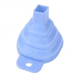 Silicone Gel Mini Foldable Solid Color Collapsible Style Funnel Hopper Kitchen Cooking Tools Accesso