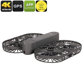 Simtoo Moment Airselfie Drone - Foldable, 13MP CMOS, 147-Degree FOV, 4K Video, GPS, App Control, 100