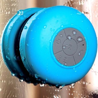 Singing in the Shower Bluetooth Speaker and Phone Premium Quality Sound - Blue