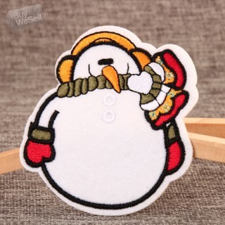 Snowman Custom Made Patches