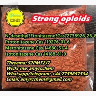 Strong opioids for sale Protonitazene Metonitazene N-desethyl Etonitazene Cas 2738926-26-8 supplier