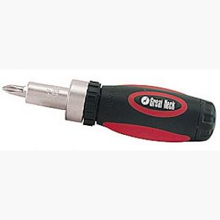 Stubby Screwdriver With 4 Bits