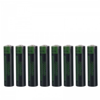 TENOZEK 8 Pieces Ni-MH AA 2000mAh 1.2V Rechargeable Batteries