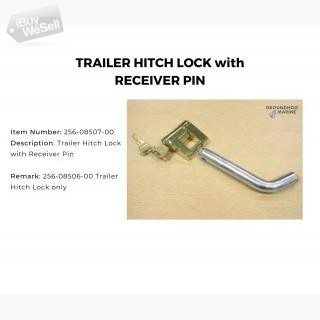 TRAILER HITCH LOCK with RECEIVER PIN