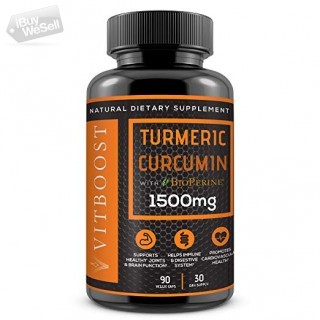 Turmeric Curcumin with BioPerine for fast chronic Pain