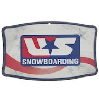 U.S. Snowboard 4'' x 13'' Wooden Sign