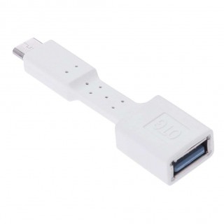 USB 3.1 Type-C OTG Adapter Type C to USB 2.0 Converter for Android(White)