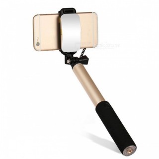 Universal Extendable Selfie Stick Monopod for Android IOS - Golden