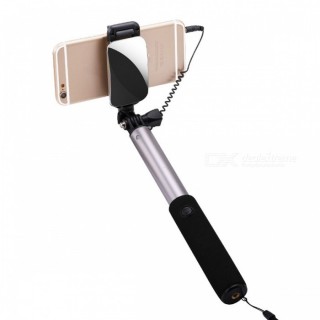 Universal Extendable Selfie Stick Monopod for Android IOS - Grey