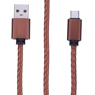 Universal Leather Braided USB Data Sync Fast Charging Cable for Android (2)