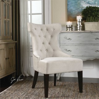 Uttermost Arlette Tufted Wing Chair
