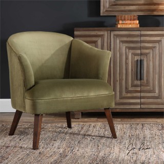 Uttermost Conroy Accent Chair in Olive