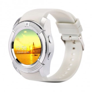 V8 1.22inch Smart Watch Support TF SIM Card Bluetooth Smartwatch For Phone