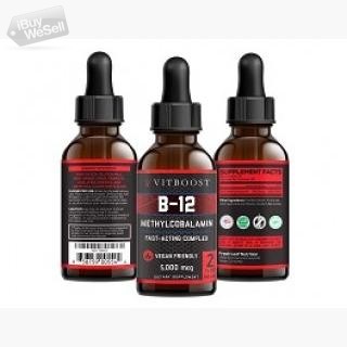 Vegan Extra Strength Raspberry Flavored Liquid B-12 | 5000 Mcg