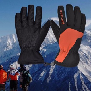 Winter Thicken Ski Gloves Men Windproof Waterproof Adjustable Climbing Cycling Snow Gloves For Men