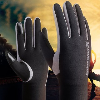 Winter Waterproof Fleece Men Ski Gloves Warm Touch Screen Outdoor Full Finger Cycling Snowboard Glov