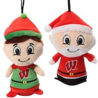 Wisconsin Badgers 2-Pack Santa & Elf Teamie Beanies