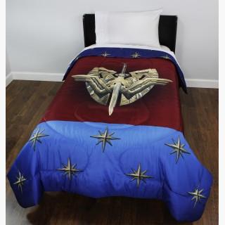 Wonder Woman Twin Comforter - DC Comics Themyscira Bedding