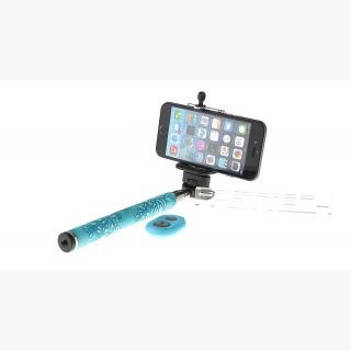 XHT08-1 Bluetooth V3.0 Remote Shutter w/ Monopod & Phone Clip for Android / iOS