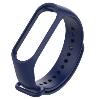 XIAOMI Flexible TPU Wrist Band Replacement for Xiaomi Mi Band 3 - Dark Blue