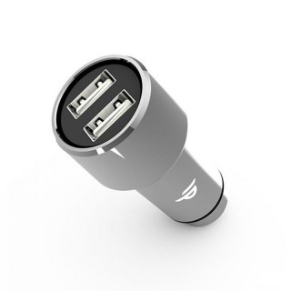 XIAOMI LP Stainless Steel Dual USB Smart Car Charger