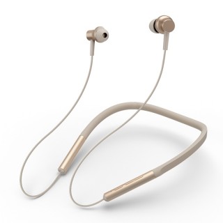 XIAOMI LYXQEJ01JY Bluetooth Necklace Headphone In-ear Earbuds for Xiaomi iPhone Samsung Etc. - Coffe