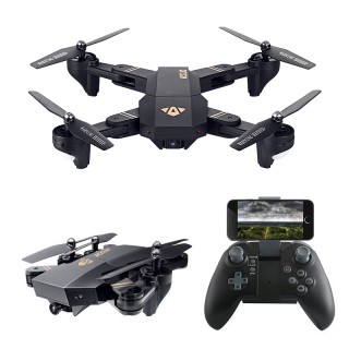 XS809W Foldable Drone - 2MP Camera, WiFi, Headless Mode, 3D Stunts, 3 Fight Speeds, 6 Axis Gyro, 100