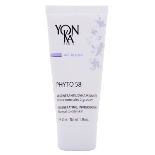 YON-KA Age Defense Phyto 58 Regenerating Invigorating Night Cream (For Normal to Oily Skin) 1.38oz, 