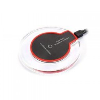 ZTech ZTWC002-BK iPhone & Android Wireless Charging Pad with LED Lights - Black