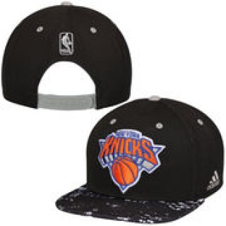 adidas New York Knicks Black City Lights Snapback Hat