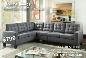 affordable grey sectional