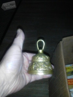 antique solid bronze bell