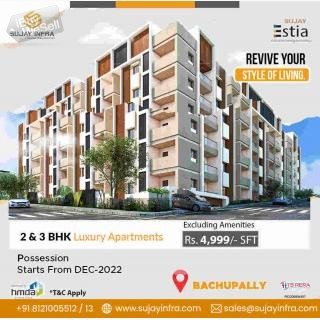 apartments for sale in Bachupally | Sujay infra