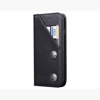 iPhone 6 Plus / iPhone 6S Plus Classic Style Wallet Card Holder PU Flip Case (Black)