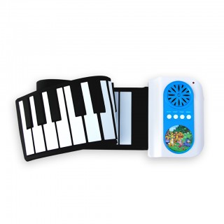 iWord S2037 Foldable Piano Keyboard 37 Keys Hand Roll Piano for Kids